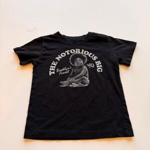 Notorious Big T-Shirt Biggie Smalls Kids T-Shirt Tee Size 3T Toddlers Hip‎ Hop